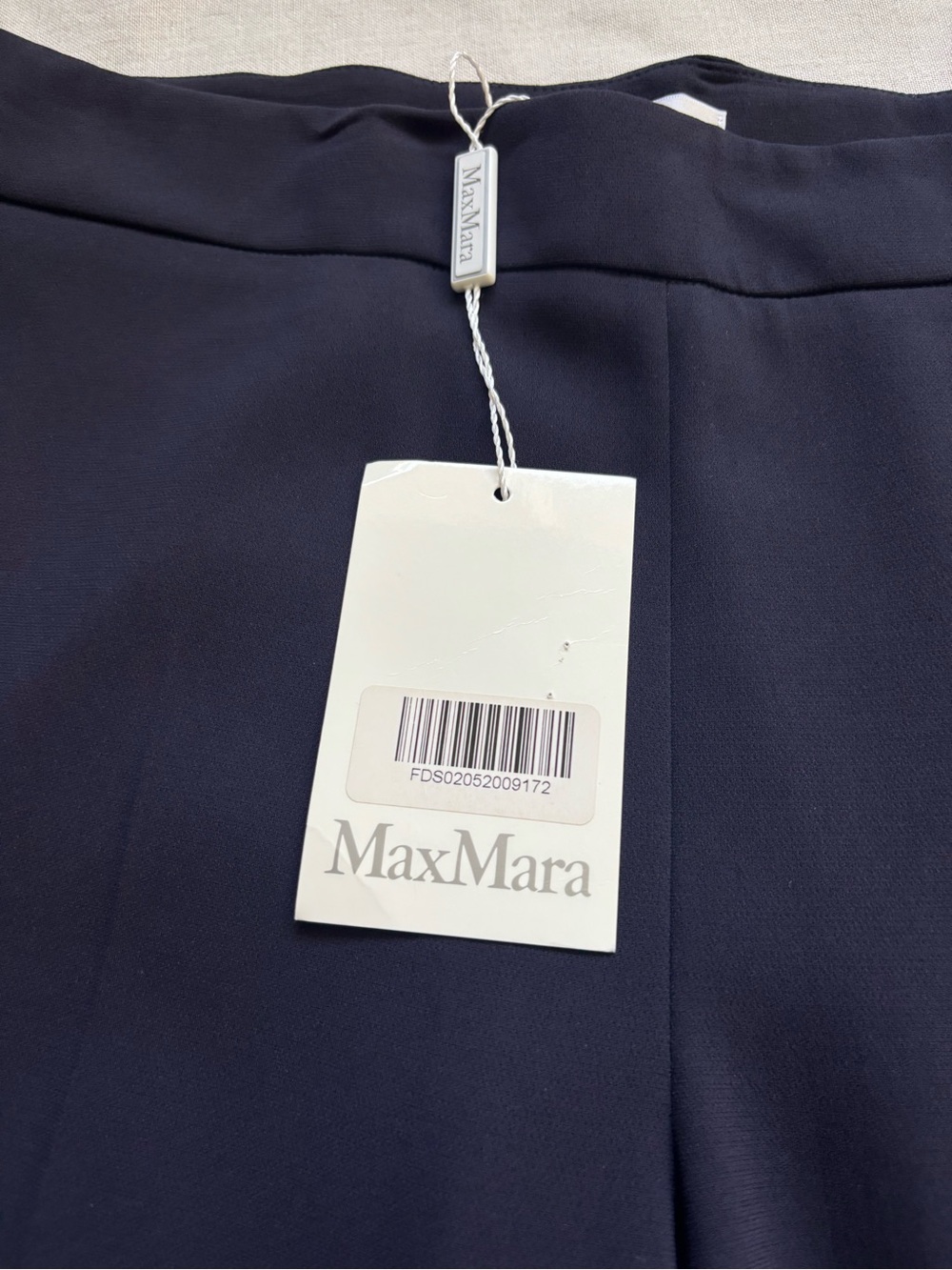 NWT Max Mara Guglia Navy Tailored Trousers Size 10 Made in Italy - Picture 3 of 13